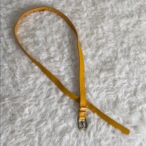 Yellow J. Crew Women’s Leather Belt